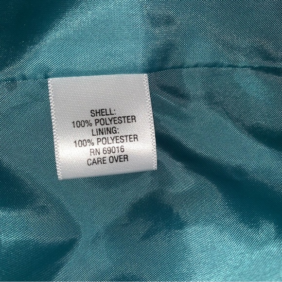 Studio Works Teal Brushed Polyester Structured Jacket - Picture 6 of 7